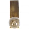 Mercana Brass Wall Globe Sconce