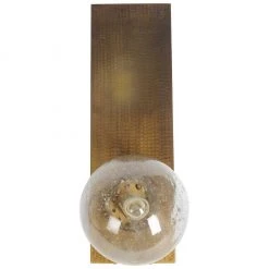 Mercana Brass Wall Globe Sconce