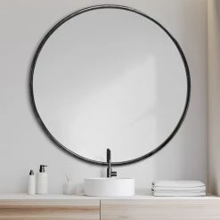 Mercana Preston Large Black Wall Mirror