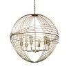 Mercana Titan Gold 6 Light Chandelier