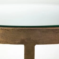 Mercana Reinhardt Glass & Marble Side Table