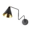 Mercana Black Swivel Wall Sconce