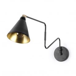 Mercana Black Swivel Wall Sconce