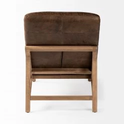 Mercana Pierre Leather Chaise Lounge Chair Furniture