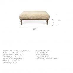 Mercana Adler Square Ottoman