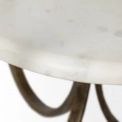 Mercana Reinhardt Glass & Marble Side Table