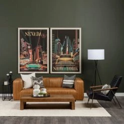 Mercana Seth Black Leather Chair Furniture