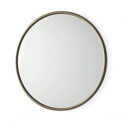 Mercana New Arrivals Preston Small Gold Wall Mirror