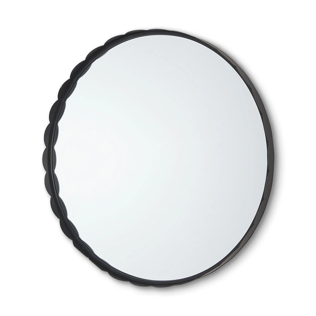 Mercana Metal Scallop Edge Round Mirror 3 Mercana Metal Scallop Edge Round Mirror