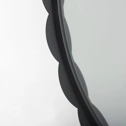 Mercana Metal Scallop Edge Round Mirror