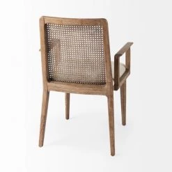 Mercana Furniture Arie Natural Dining Arm Chair
