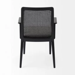 Mercana Arie Black Dining Arm Chair Furniture
