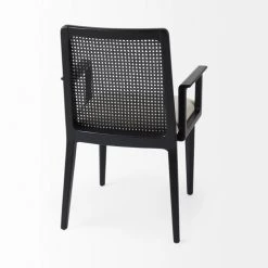 Mercana Arie Black Dining Arm Chair Furniture