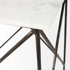 Mercana Lorlei Marble Side Tables