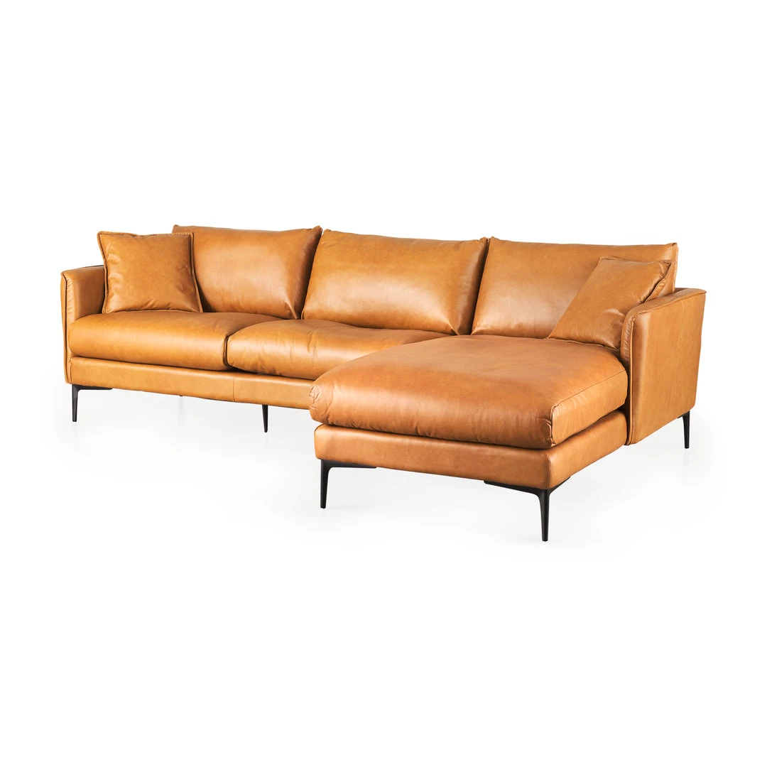 Mercana Como Leather Chaise Sectional Sofa 3 Mercana Como Leather Chaise Sectional Sofa
