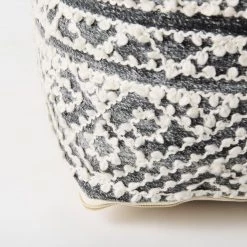 Mercana Patterned Pouf New Arrivals