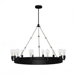 HOME Enhancements Lighting Justine 12 Light Ring Chandelier