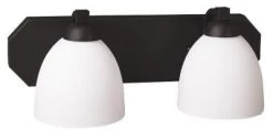 HOME Enhancements Victoria Matte Black Vanity Light Lighting