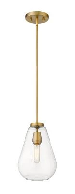 Z-Lite Lighting Ava 1 Light Brass Pendant
