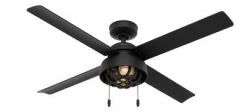 Hunter Spring Mill Black 52" Fan