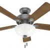 Hunter Simone 44" Nickel Ceiling Fan
