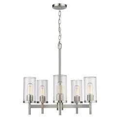 Golden Kate 5 Light Pewter Chandelier Lighting