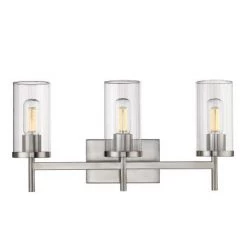 Golden Kate Pewter Vanity Light Lighting