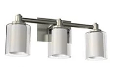 HOME Enhancements Saundra Nickel Vanity Light Lighting
