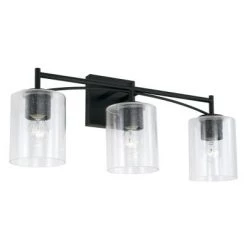 Capital Lighting Steven Matte Black Vanity Light