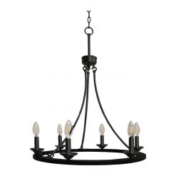 HOME Enhancements Lighting Gavin 6 Light Chandelier
