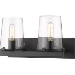 Z-Lite Cale Matte Black Vanity Light