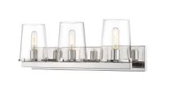 Z-Lite Cale Polished Nickle Vanity Light