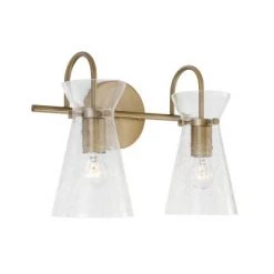 Capital Lighting Misha Aged Brass Vanity Light