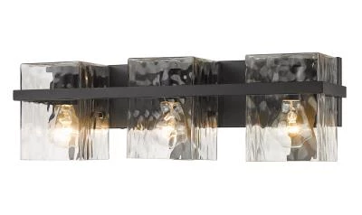 Z-Lite Beth Matte Black Vanity Light 3 Z-Lite Beth Matte Black Vanity Light