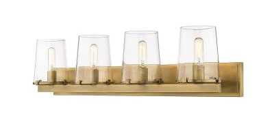 Z-Lite Cale Gold Vanity Light Lighting 4 Z-Lite Cale Gold Vanity Light Lighting