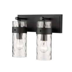 Z-Lite Frenchie Matte Black Vanity Light Lighting