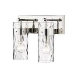 Z-Lite Frenchie Polished Nickle Vanity Light Lighting