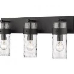 Z-Lite Frenchie Matte Black Vanity Light Lighting