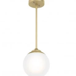 Hunter Audrey 1 Light Pendant In Brass