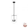 Hunter Emmerson 3 Light Natural Iron Pendant Lighting