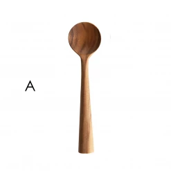 Creative Co-Op New Arrivals Hand-Carved Acacia Wood Standing Spoons