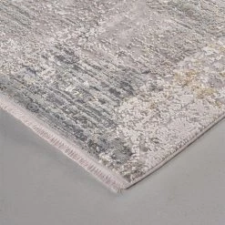 Feizy Cadiz Light Gray/Ivory Rug Rugs