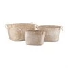 Mudpie Whitewash Seagrass Basket New Arrivals