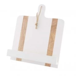 Mudpie Paddle Cookbook Holder Decor