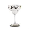 Mudpie Decor Just Tequila Margarita Glass