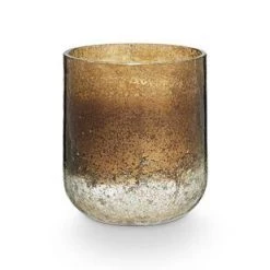 Illume Candles Woodfire Crackle Glass Candle