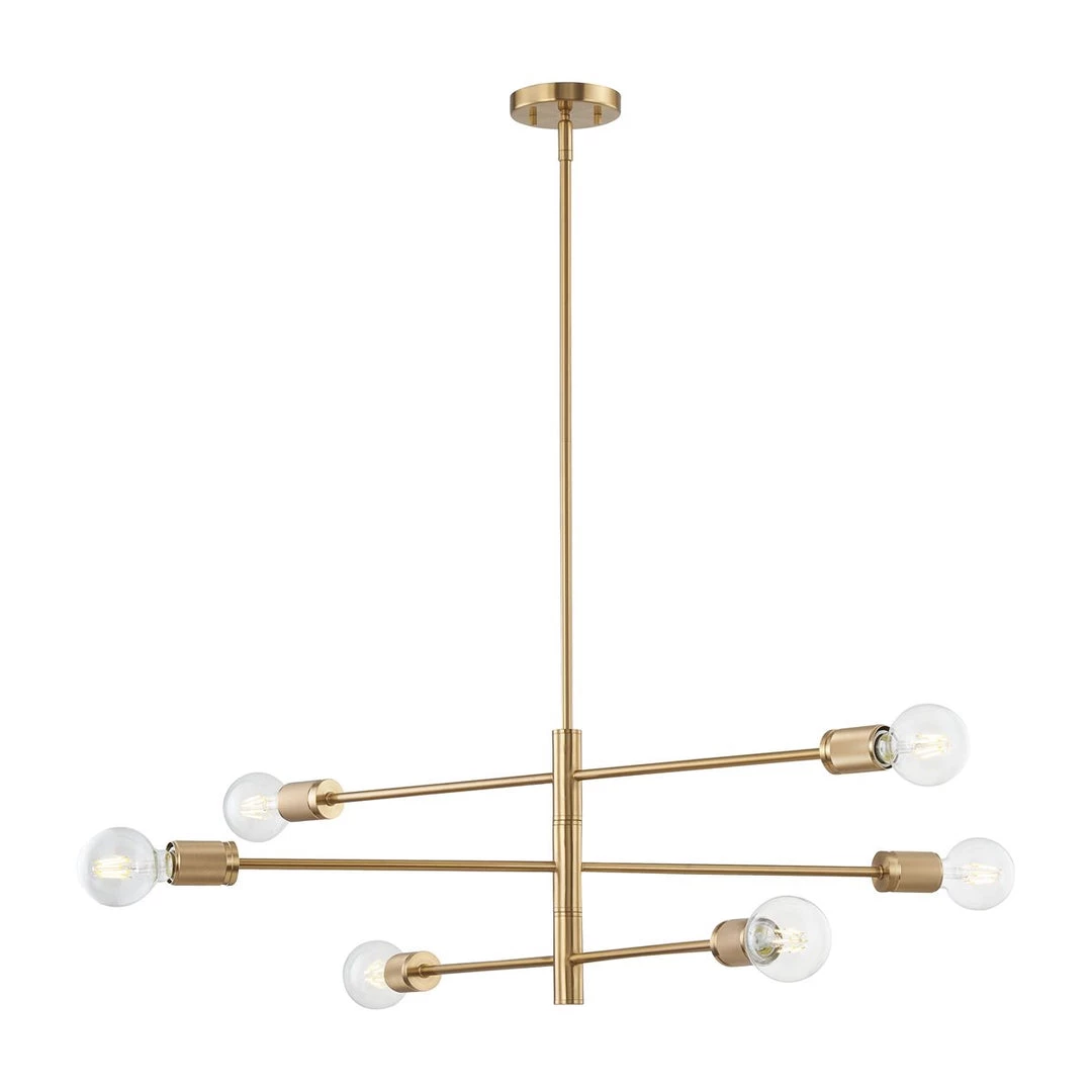 Elk Group International Lighting Mod 6 Light Chandelier 3 Elk Group International Lighting Mod 6 Light Chandelier