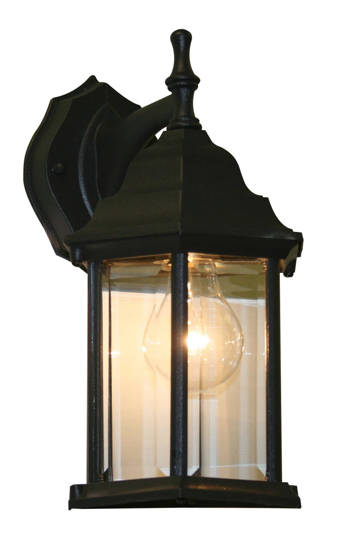 Z-Lite Waters 1 Light Black Outdoor Lantern 3 Z-Lite Waters 1 Light Black Outdoor Lantern