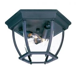 Acclaim Lighting Clear Beveled Outdoor Flushmount