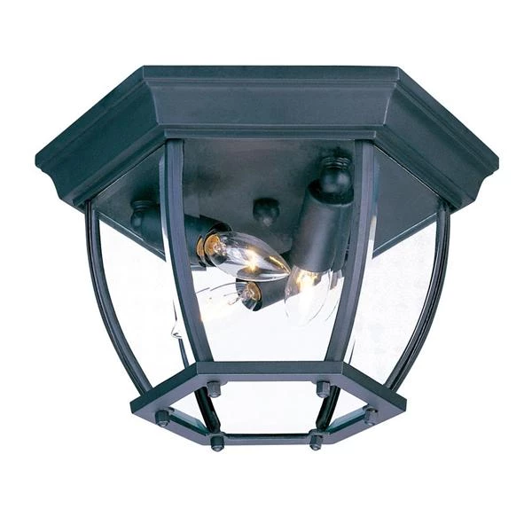 Acclaim Lighting Clear Beveled Outdoor Flushmount 3 Acclaim Lighting Clear Beveled Outdoor Flushmount